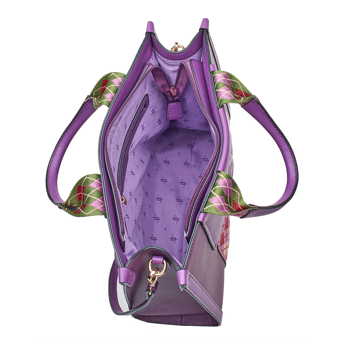 Τσάντα χειρός16-7024 magenta Verde